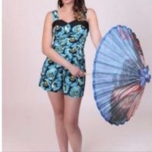 Turquoise Tatyana playsuit romper